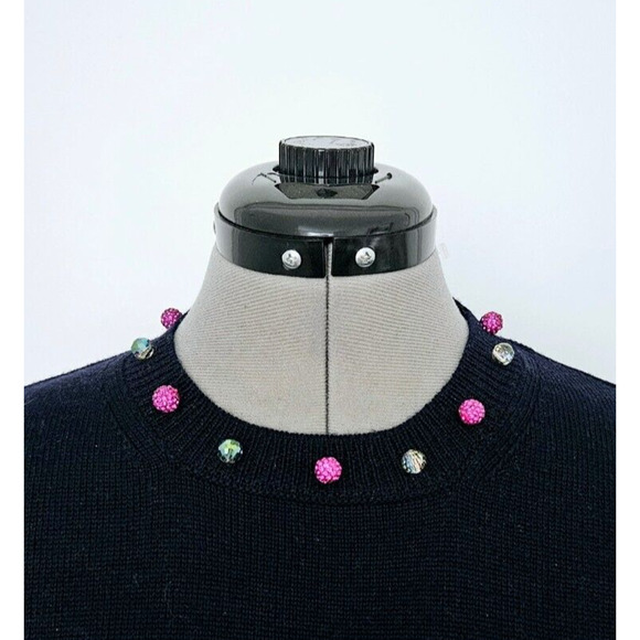 STEFANO MORTARI Italy embellished "resort ready" goop sweater nwt $480 it-40 / s - Picture 9 of 11